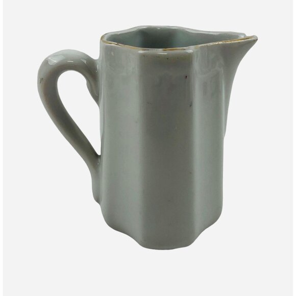 Greiner Herda Bavarian Creamer Small Pitcher Germany Pink Roses Porcelain 8oz - Picture 5 of 10